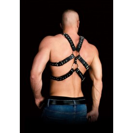 Черная мужская портупея Harness Andreas