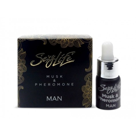 Мужские духи с феромонами Sexy Life Musk&Pheromone - 5 мл.