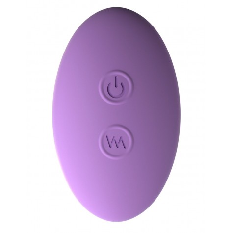 Фиолетовый компактный вибростимулятор Remote Silicone Please-Her